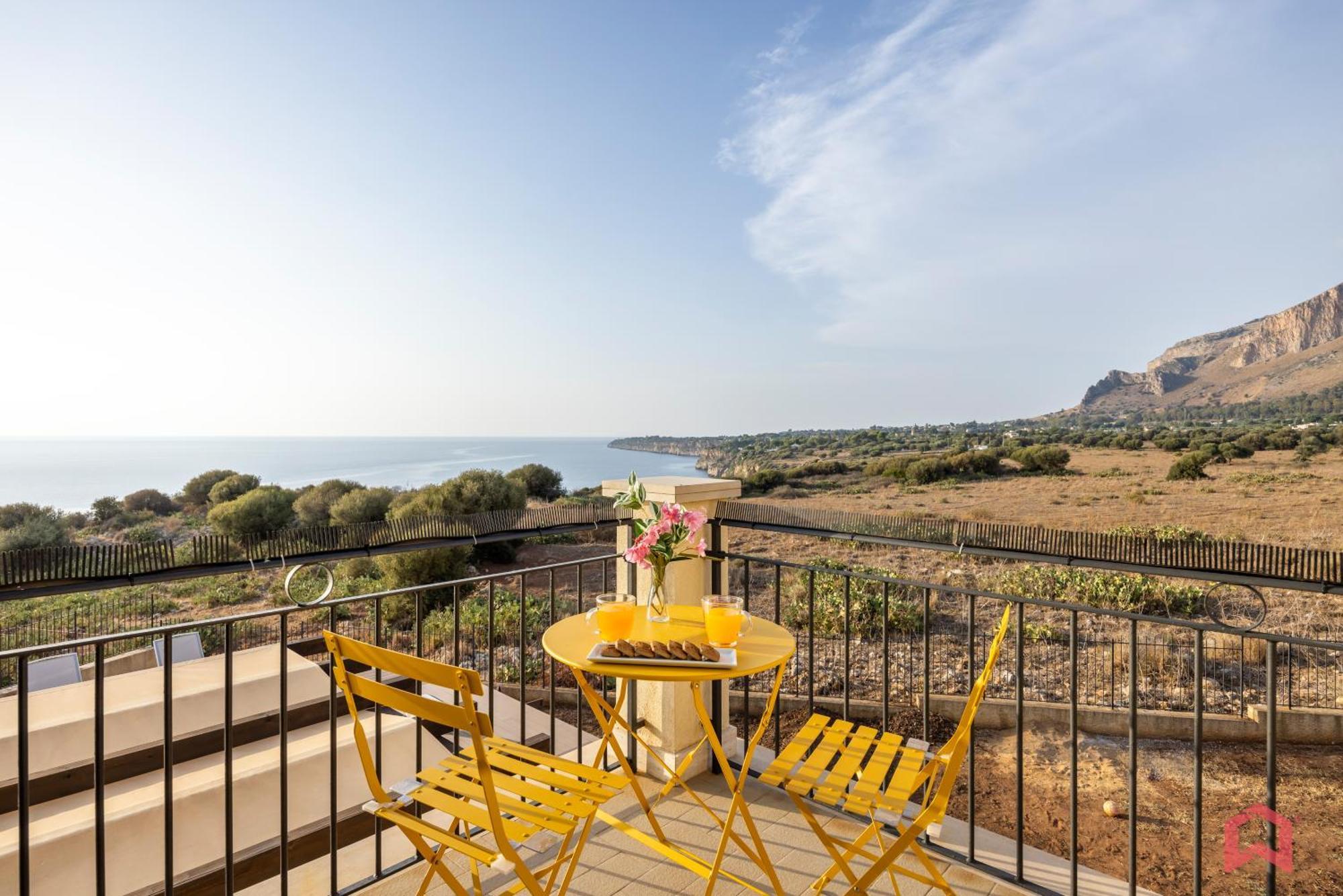 Villa With Sea View Private Pool Terrasini Extérieur photo